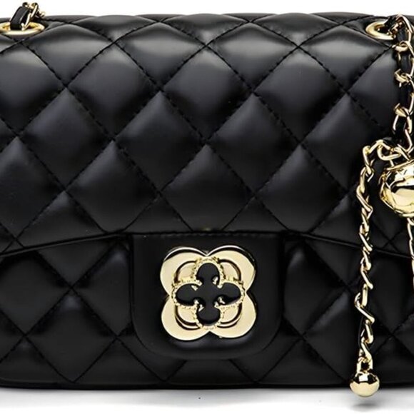 Quilted Leather Handbag Designer Crossbody Bags Women Purses and Handbags - Picture 1 of 6